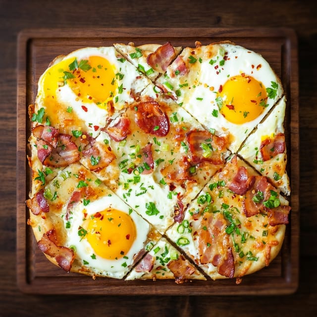 Breakfast Flatbread.