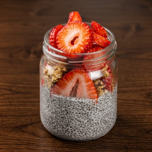 Strawberry Chia Parfait.