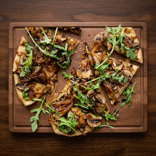 Truffle Mushroom Flatbread.